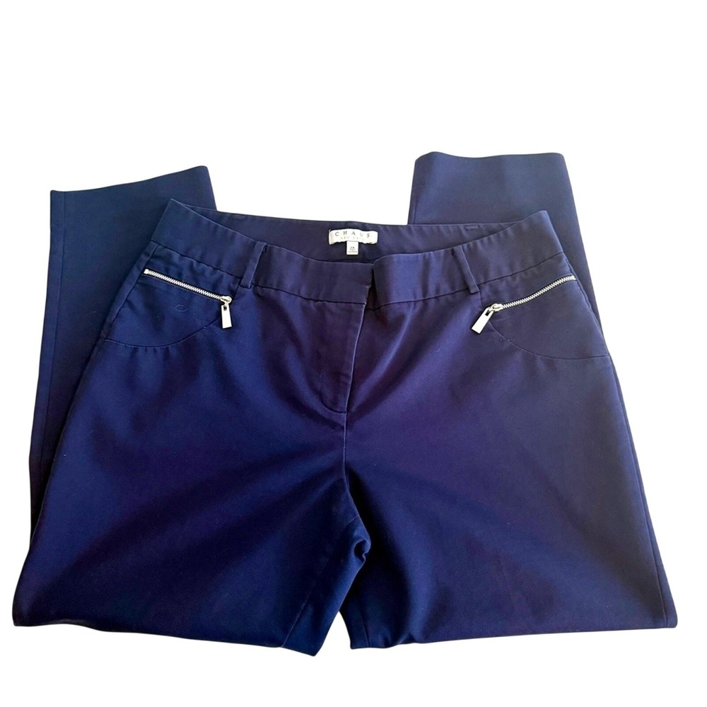 Chaus New York Womens Straight Leg Pants 14 Business Casual Career Timeless